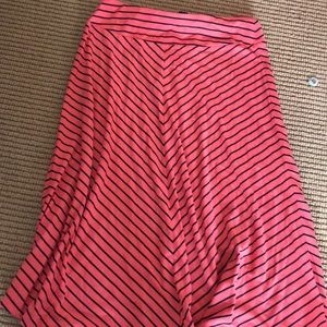 Lands end midi skirt xs